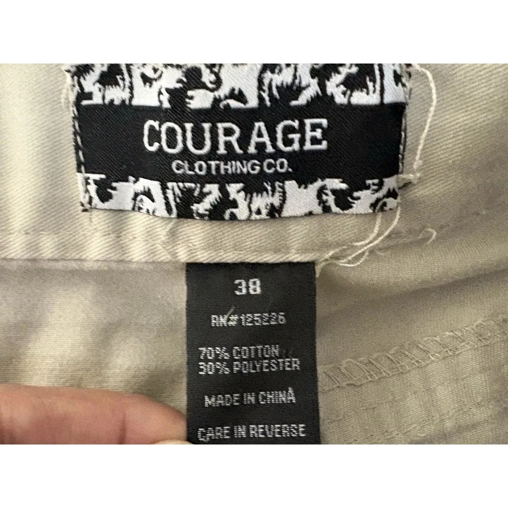 Men's Courage Cargo Shorts Size 38 Signature Summer Wear‎ 70% Cotton